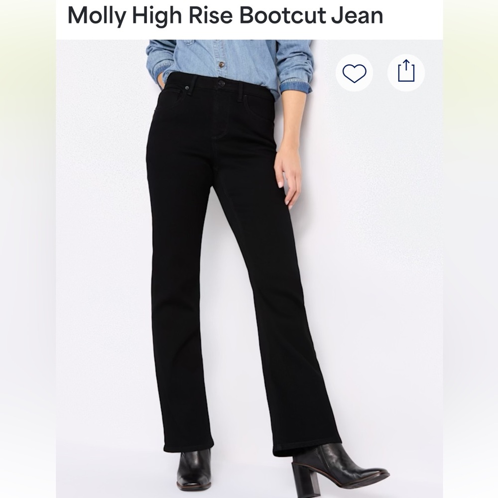 Market & Spruce Black Flare Jeans